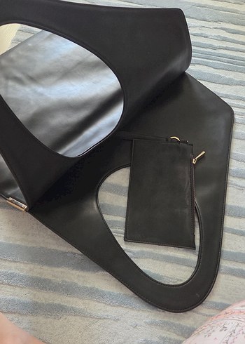 Siyah  Kadın Omuz Çantası - Görsel 6