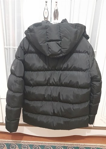 Siyah Şişme Erkek Mont - Görsel 3