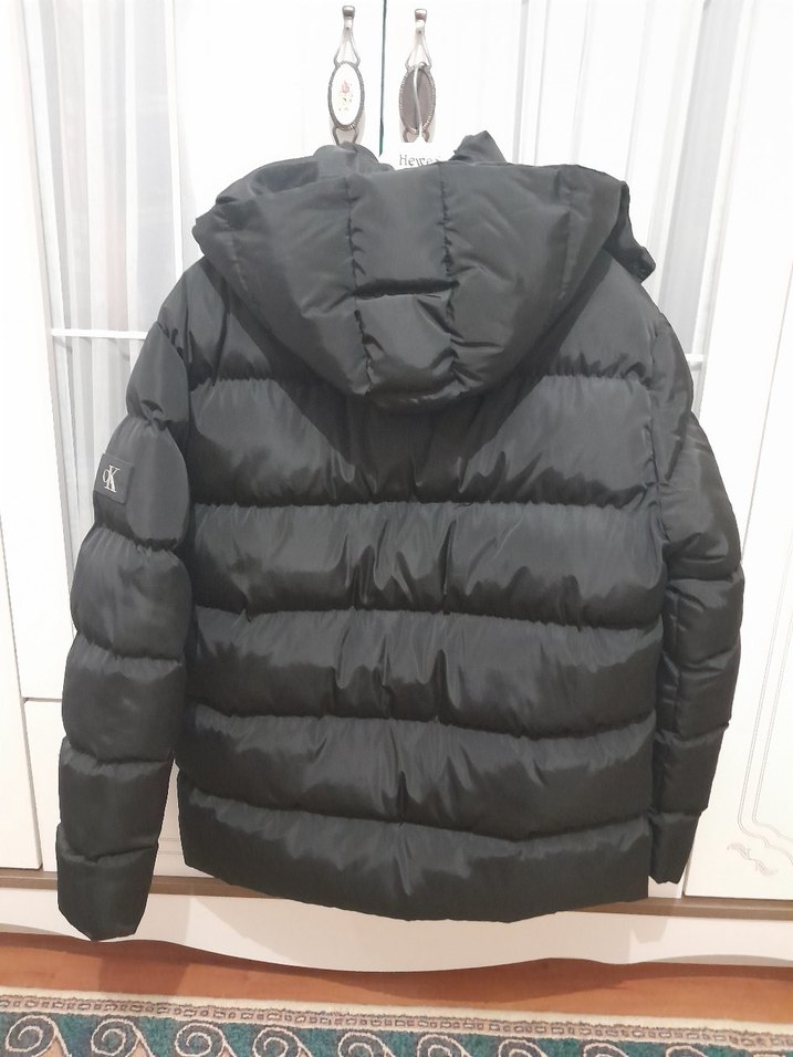 Siyah Şişme Erkek Mont - Görsel 3