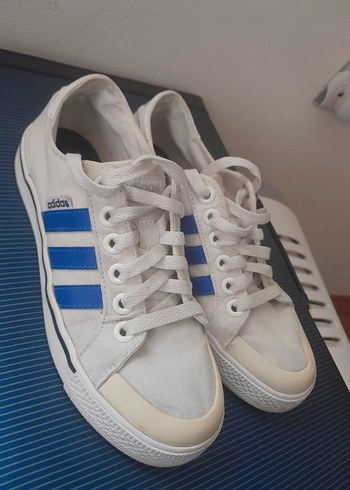 Kadın Beyaz Bağcıklı Spor Ayakkabı - Görsel 5