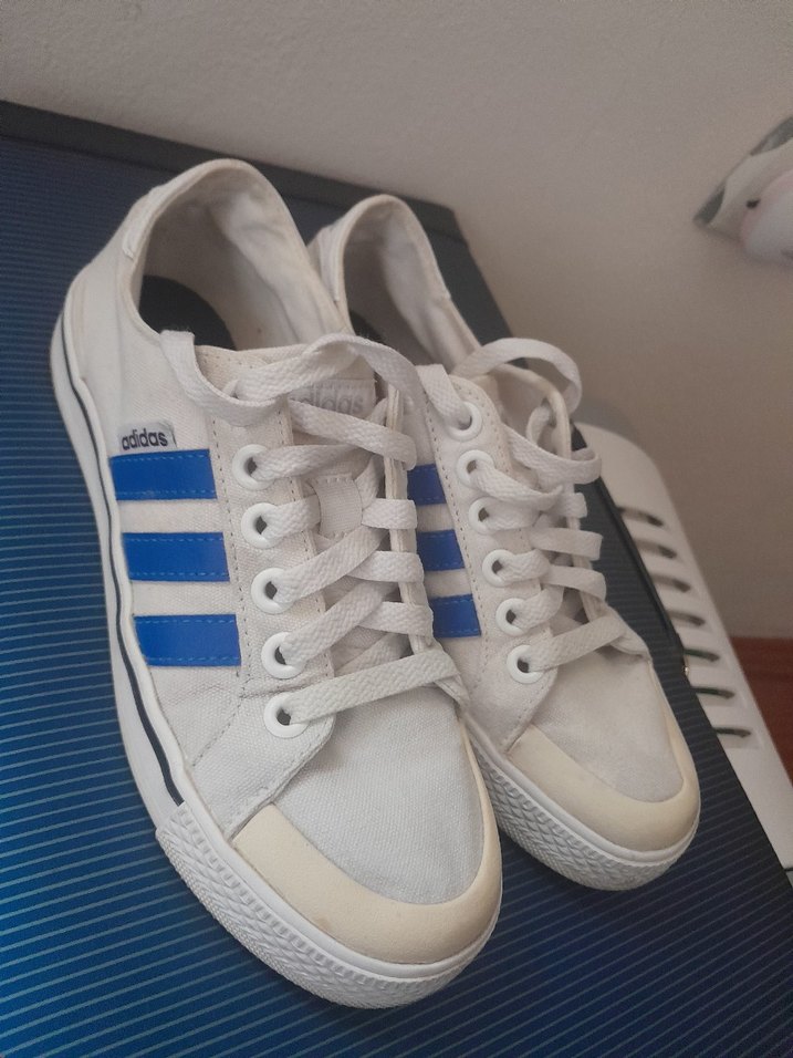 Kadın Beyaz Bağcıklı Spor Ayakkabı - Görsel 5