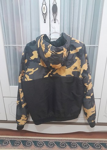 Erkek Kamuflaj Desenli Fermuarlı mont - Görsel 2