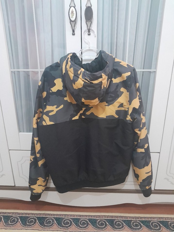 Erkek Kamuflaj Desenli Fermuarlı mont - Görsel 2