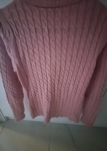 40 Beden pembe Renk Kadın Pembe Örgü Hırka