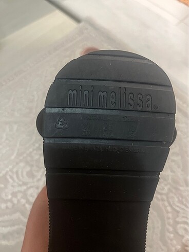 27 Beden pembe Renk Mini melissa çocuk yağmur botu