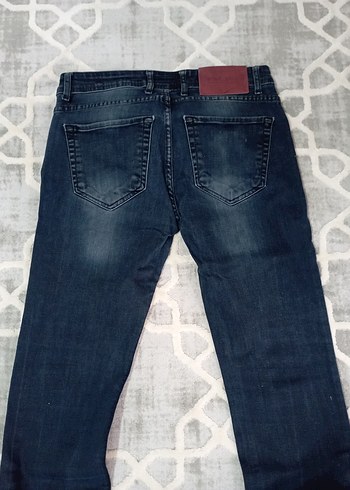 33 Beden Erkek Lacivert Regular Fit Denim Jeans