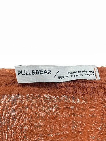 m Beden kahverengi Renk Pull and Bear Bluz %70 İndirimli.