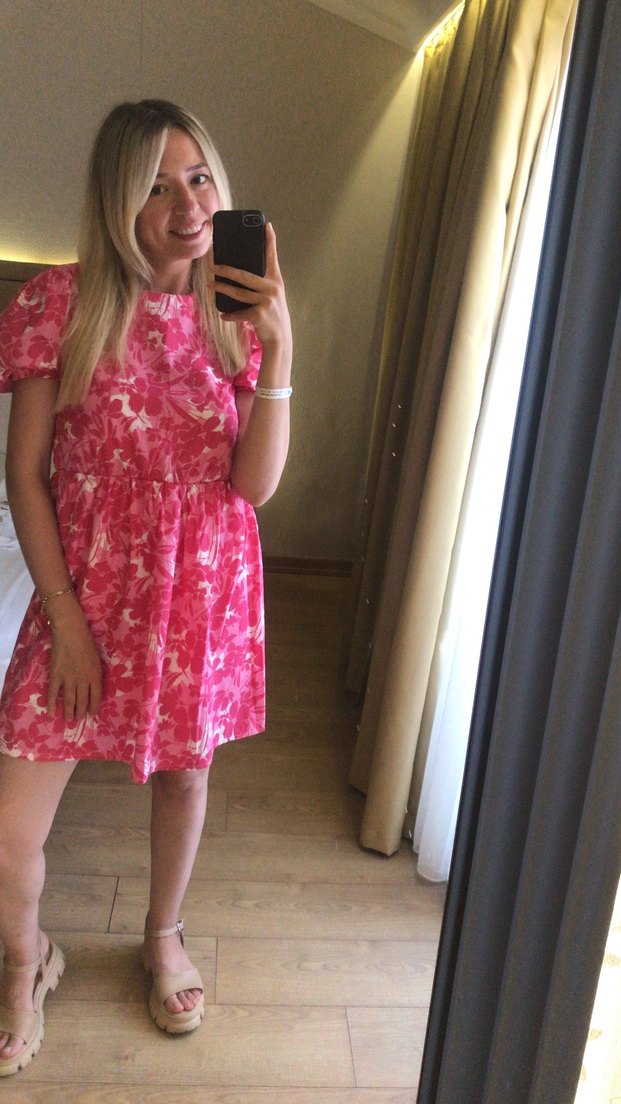 Pembe elbise - Görsel 2