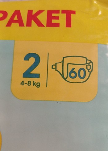 Prima Pampers Prima Premium Care Bebek Bezi 2 Numara 60'lı