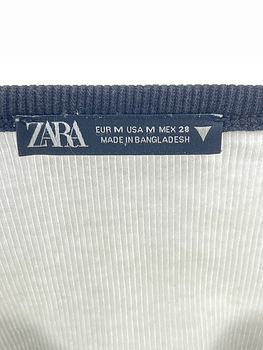 m Beden beyaz Renk Zara Bluz %70 İndirimli.