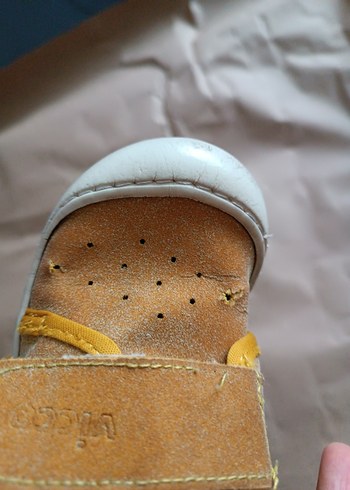 Sarı Erkek Bebek İlk Adım Ayakkabısı - Görsel 4