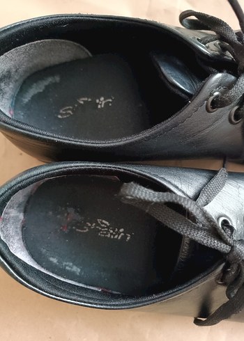 Siyah Kadın Gotik Dolgu Topuk Ayakkabı - Görsel 5