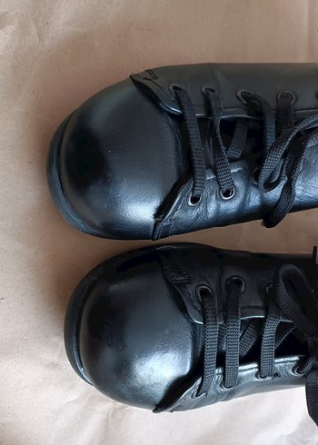 Siyah Kadın Gotik Dolgu Topuk Ayakkabı - Görsel 2