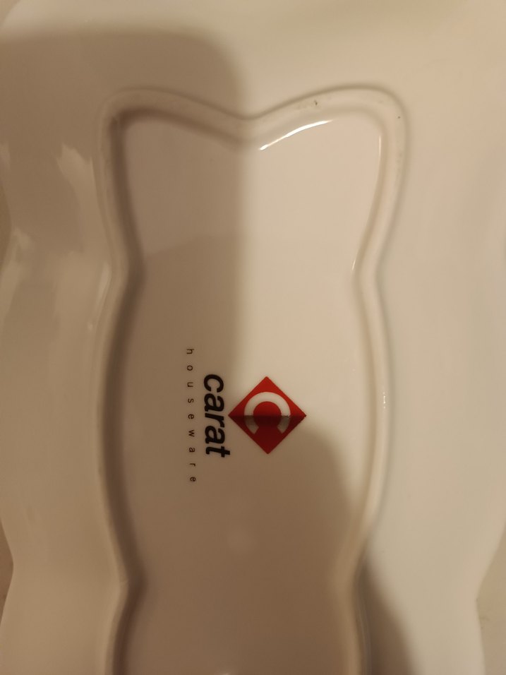 Kelebek Desenli Beyaz Seramik Tabak Seti - Görsel 3