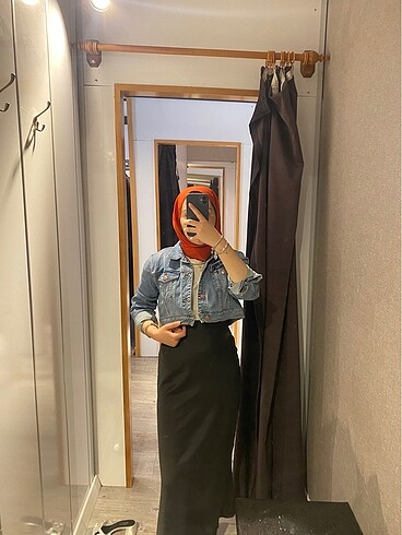 kısa kot ceket