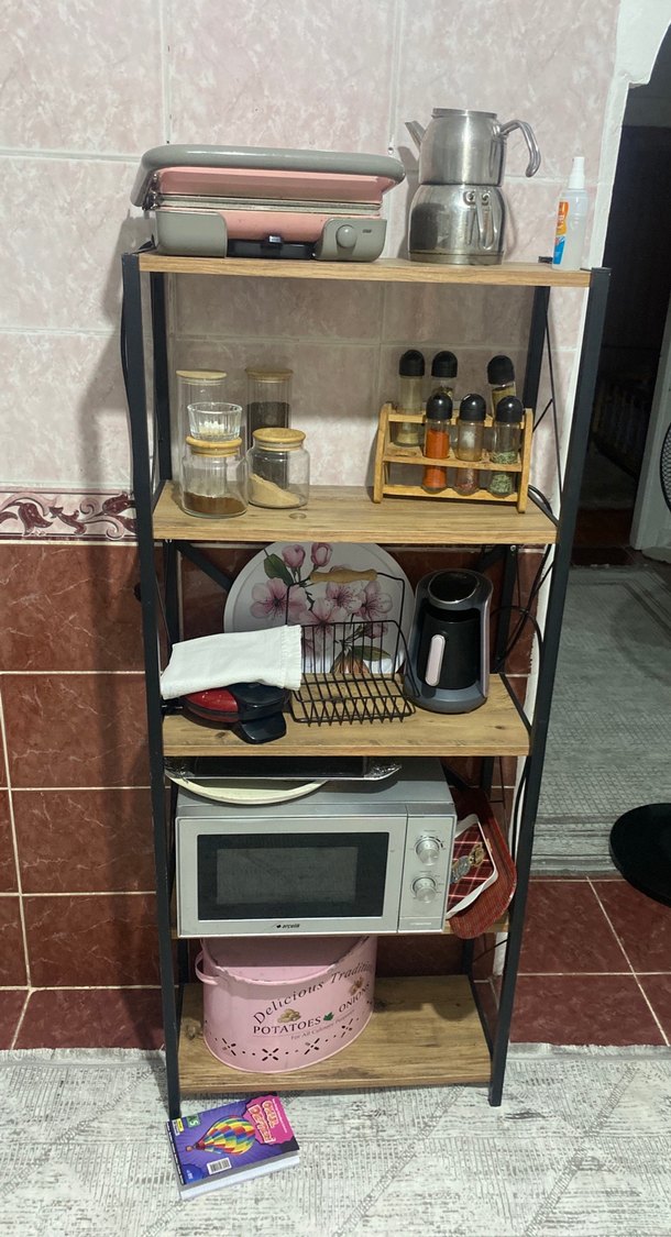 Diger Kahverengi Mutfak Rafı - Görsel 2