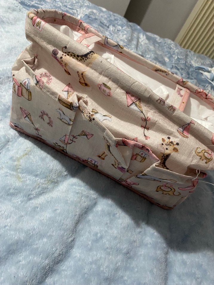 Pembe Desenli Bebek Bakım Çantası - Görsel 2