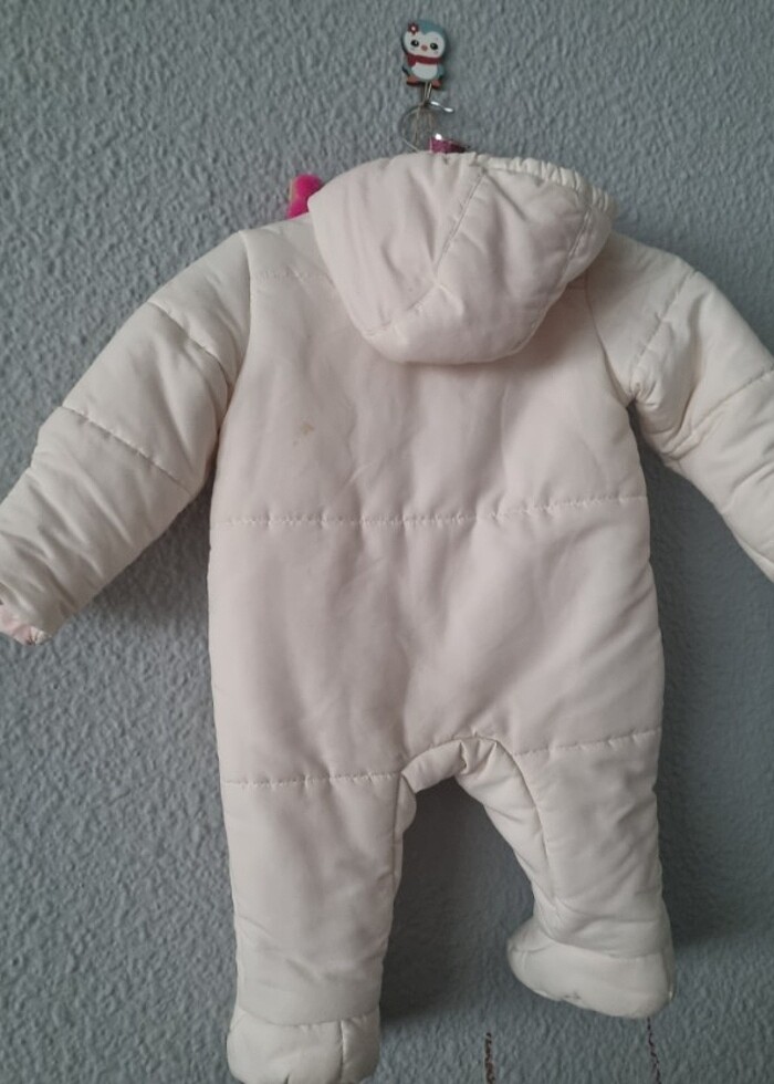 Astronot tulum, Kız bebek çocuk montu - Görsel 3