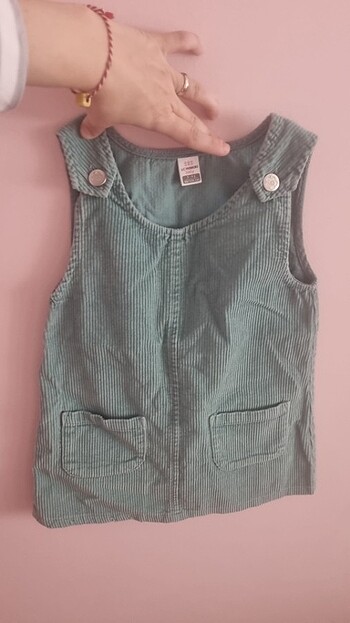 Kız çocuk kadife elbise - Görsel 3