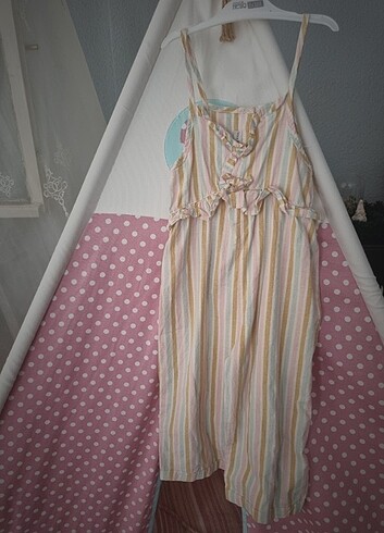 Keten salopet, tulum  - Görsel 5