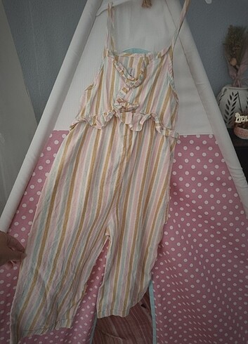 Keten salopet, tulum  - Görsel 6