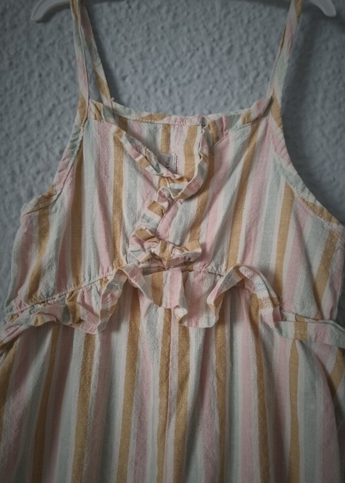 Keten salopet, tulum  - Görsel 4