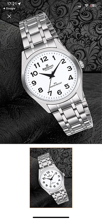 Casio Belonni kadın gümüş gri çelik saat