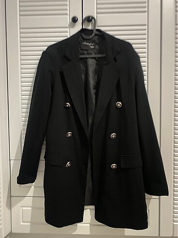l Beden siyah Renk Kadın siyah blazer ceket