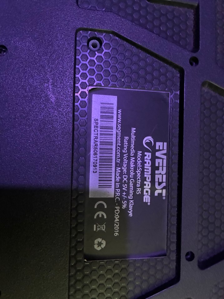 Rampage gaming klavye - Görsel 3