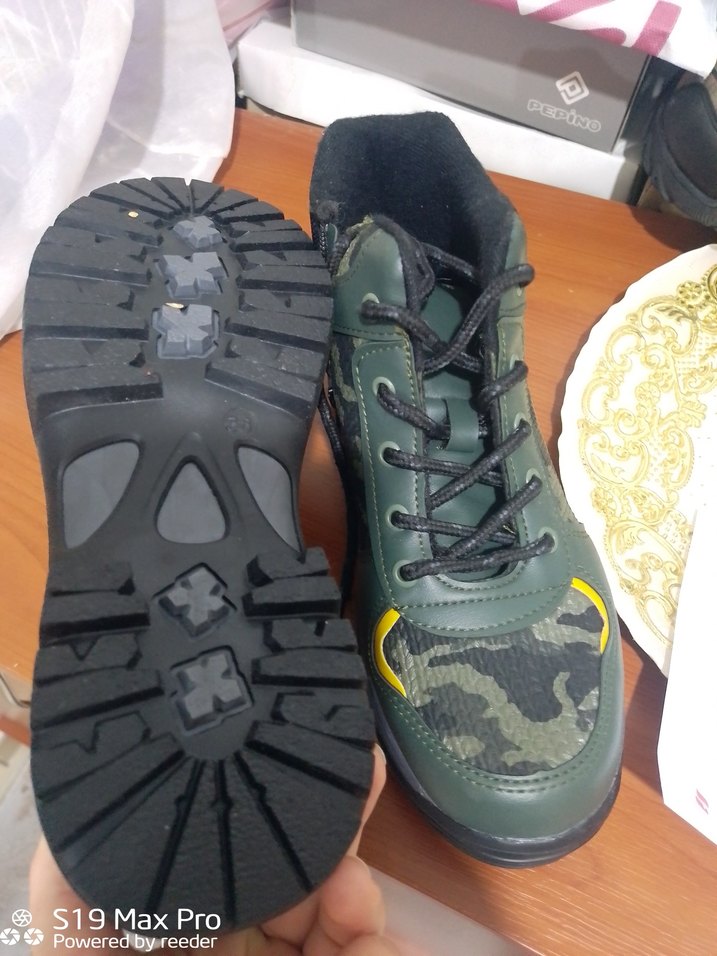 Koyu Yeşil Kamuflaj Spor Ayakkabı Bağcıkları - Görsel 2