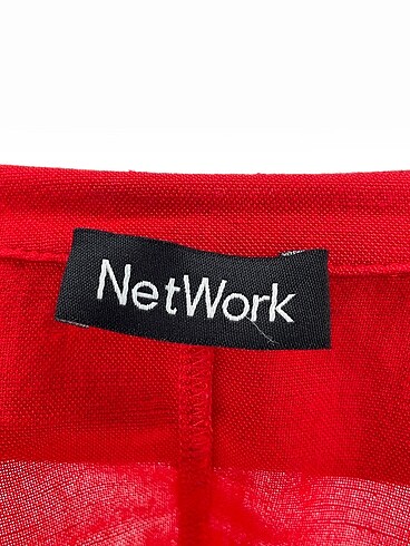 34 Beden kırmızı Renk Network Kısa Elbise %70 İndirimli.