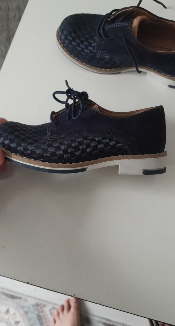 Koyu Mavi Erkek Çocuk Özel Gün Ayakkabısı - Görsel 2