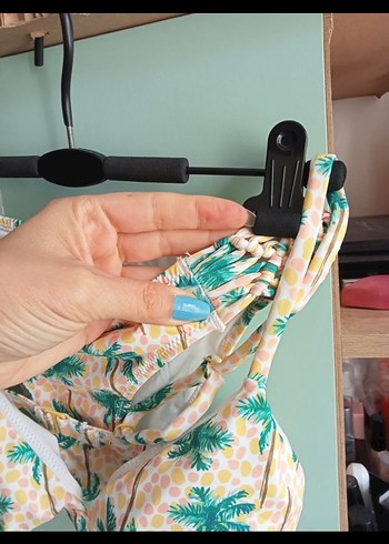 Sarı Bohem Desenli Bikini - Görsel 6