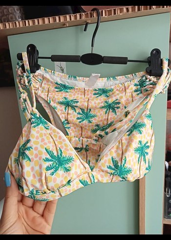 Sarı Bohem Desenli Bikini - Görsel 2