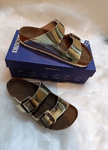 Birkenstock Arizona  metalik altın ???? Limited edition ??????
