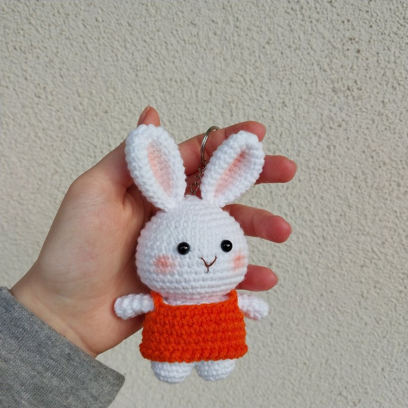 Tavşan anahtarlık - Görsel 3