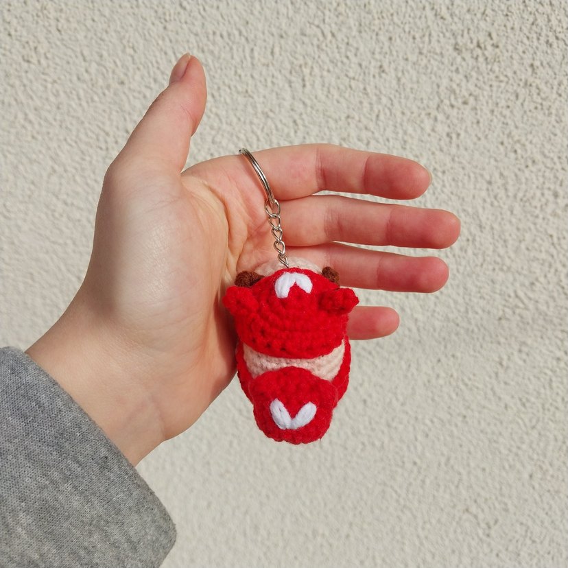 kalp motifli cappybara - Görsel 2