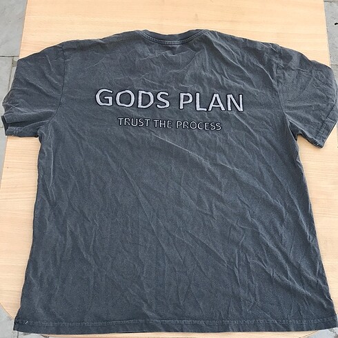 Diğer God?s Plan Üreticisinden Sıfır Asit Yıkamalı Oversized Tee Shirt