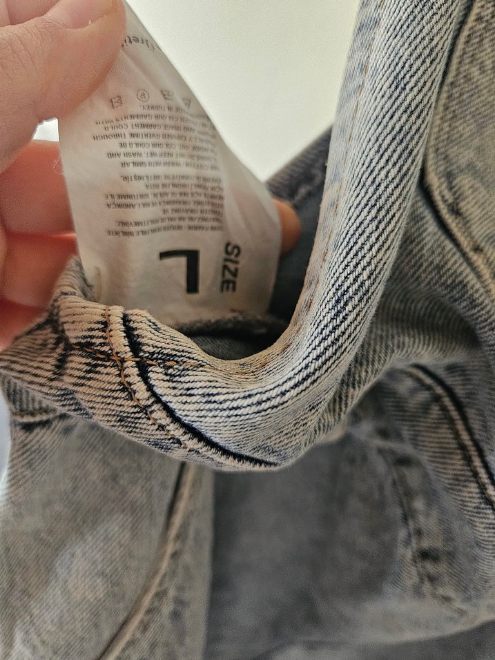 Kadın Denim Şort Tulum - Görsel 4