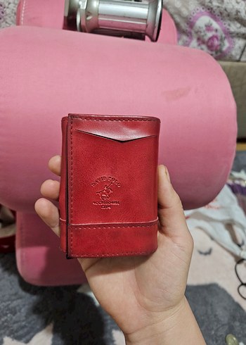 Kırmızı Deri kartlık - Görsel 2