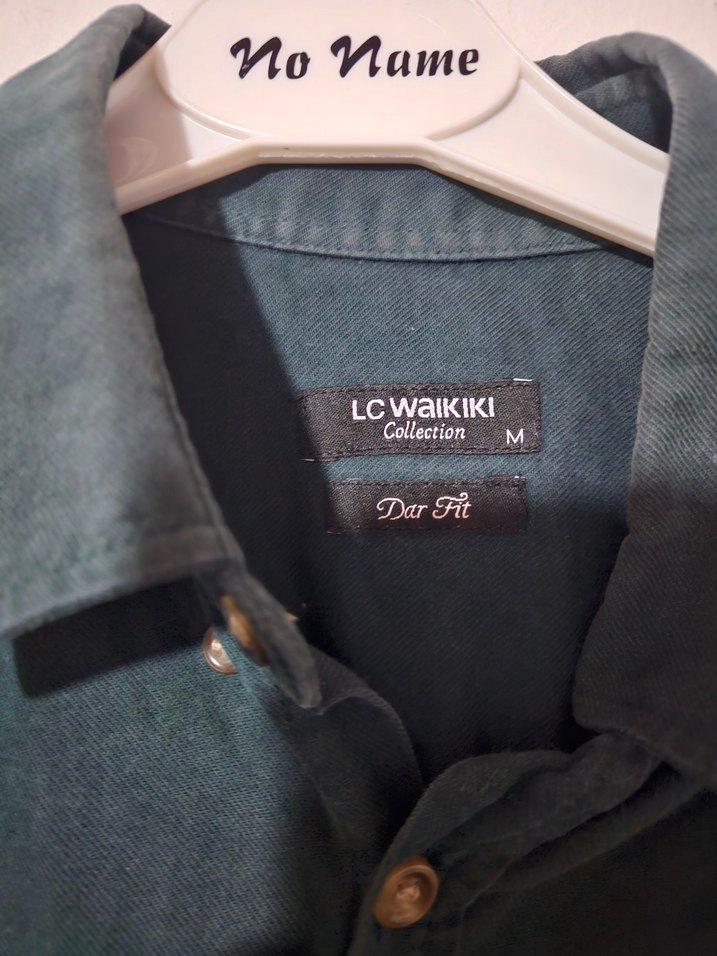 yeşil Erkek Gömlek Uzun Kollu - Görsel 2