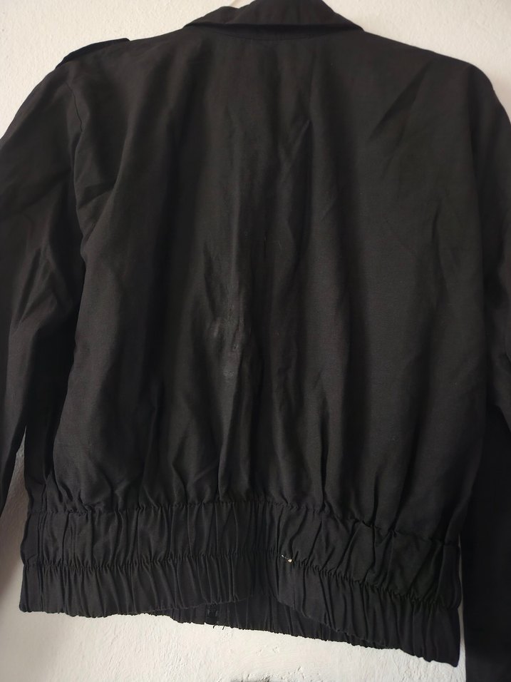 fermuarlı Siyah yağmurluk - Görsel 4