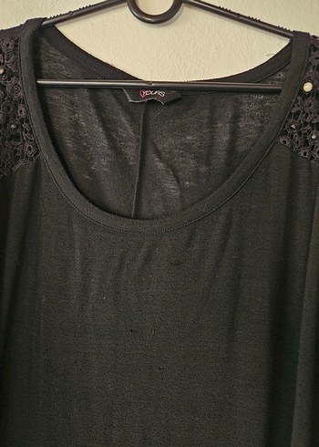 Siyah Midi Bol KesimTunik - Görsel 4