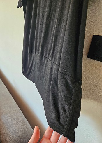 Siyah Midi Bol KesimTunik - Görsel 2