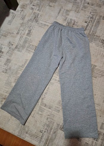 Gri Kesik Detaylı Kadın Eşofman Altı - Görsel 4