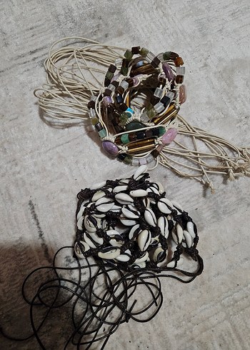 Boncuk İşlemeli Çok Renkli Bohem Kadın Kemer - Görsel 2