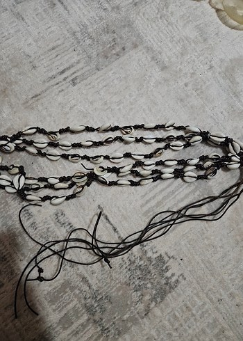 Boncuk İşlemeli Çok Renkli Bohem Kadın Kemer - Görsel 6