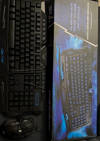 Aydınlatmalı Oyun Klavyesi ve Mouse Seti