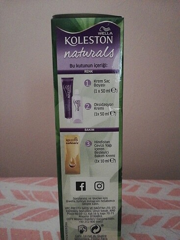 Wella WELLA KOLESTON NATURALS KOYU KAHVE SAÇ BOYASI