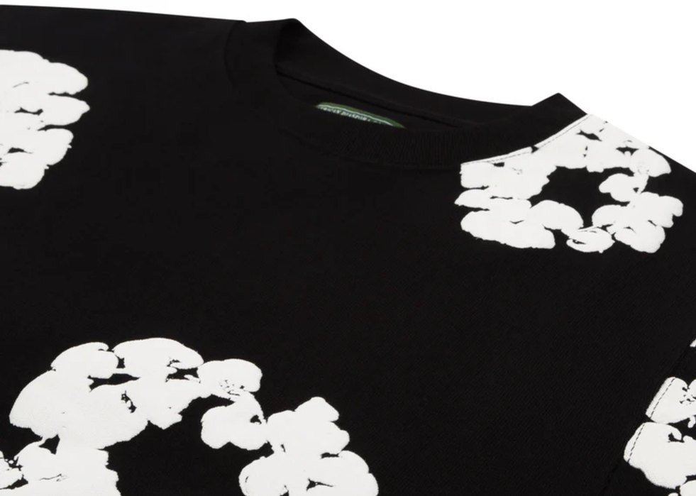 Erkek Siyah Beyaz Bağlama Desenli Sweatshirt - Görsel 2